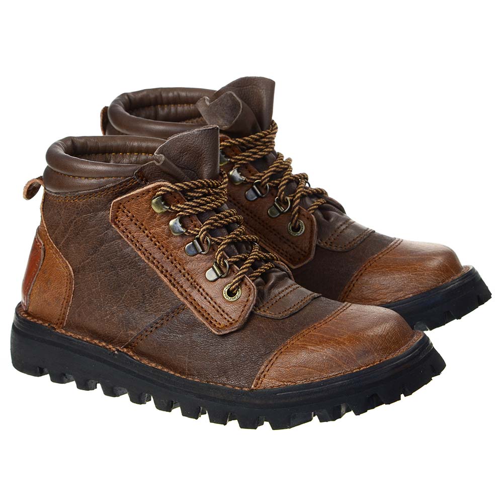 Courteney Safari in Two Tone Buffalo Leather
