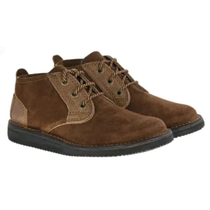 Courteney Vellie in Dark Brown Suede Kudu